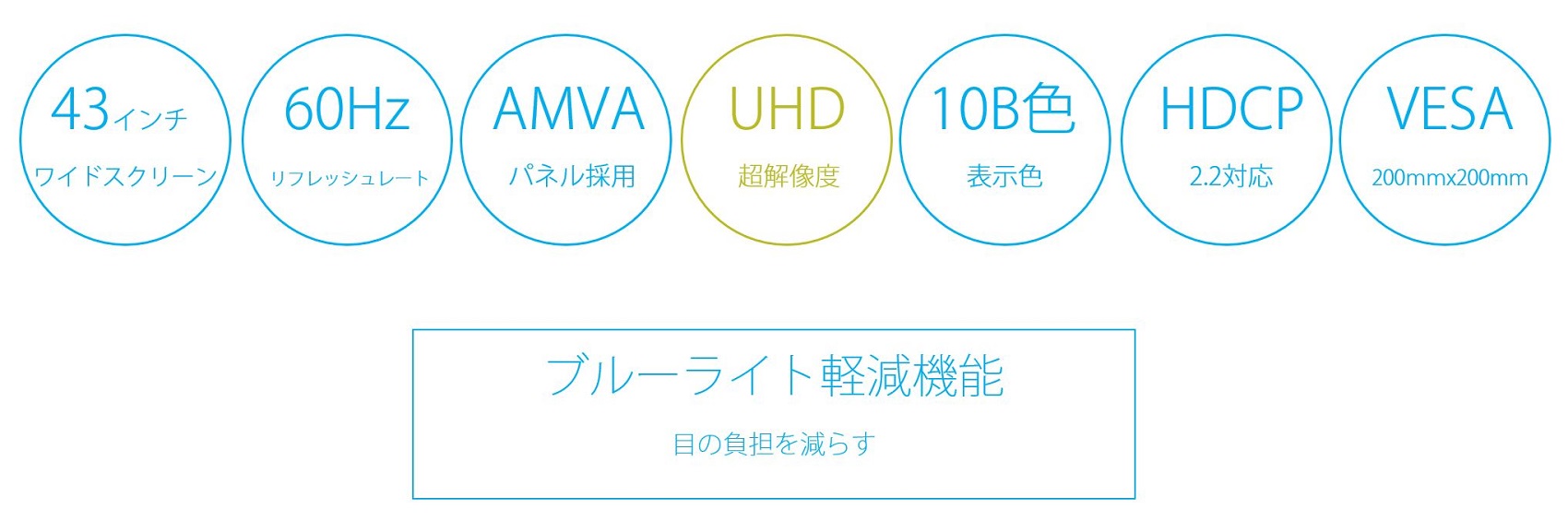 送料無料】JAPANNEXT JN-VT4300UHD 4K 43インチ液晶ディスプレイ UHD PCモニター | 終息品 | | japannext