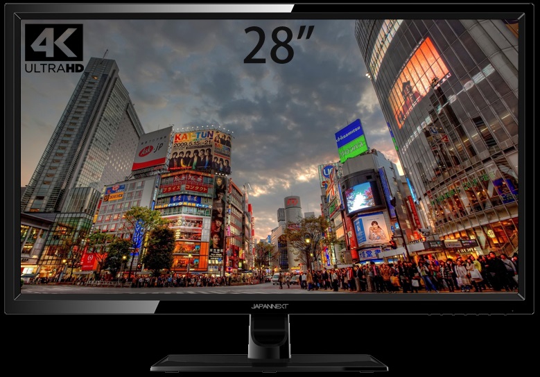 【良品】JN-T2820UHD 28型 4K モニター 60Hz対応ワイド液晶PC/タブレット