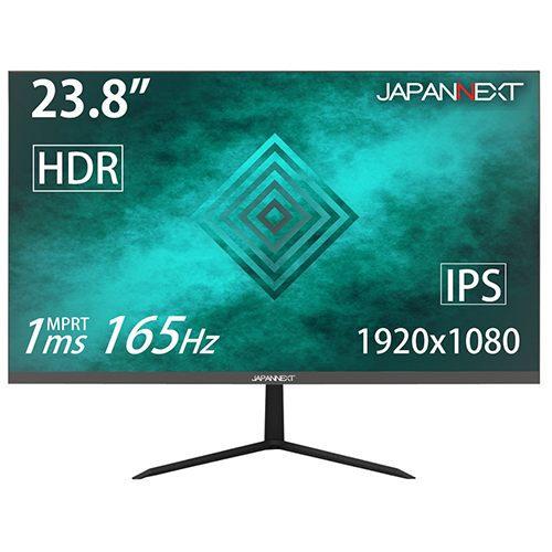 JAPANNEXT JN-IPS24165GMFHDR 23.8インチ 165Hz ゲーミングモニター