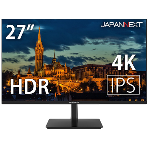 PC/タブレット ディスプレイ JAPANNEXT JN-IPS2704UHD 27インチ 4K HDR対応 LED液晶ディスプレイ 