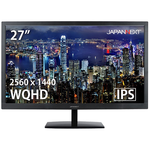 WQHD 27型 IPS系パネル 75Hz 液晶モニター JAPANNEXT JN-IPS2777WQHD 
