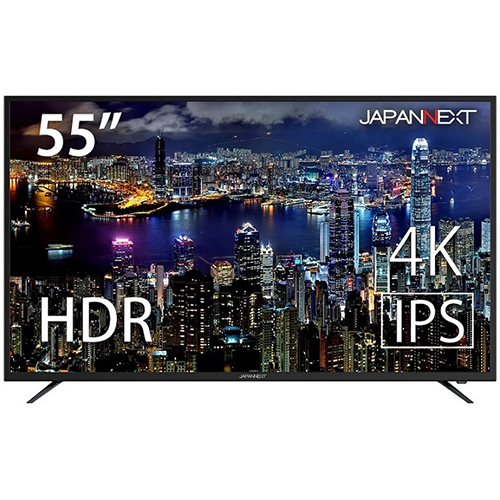 JAPANNEXT JN-IPS5500TUHDR 4K モニター 55型 UHD HDRディスプレイ