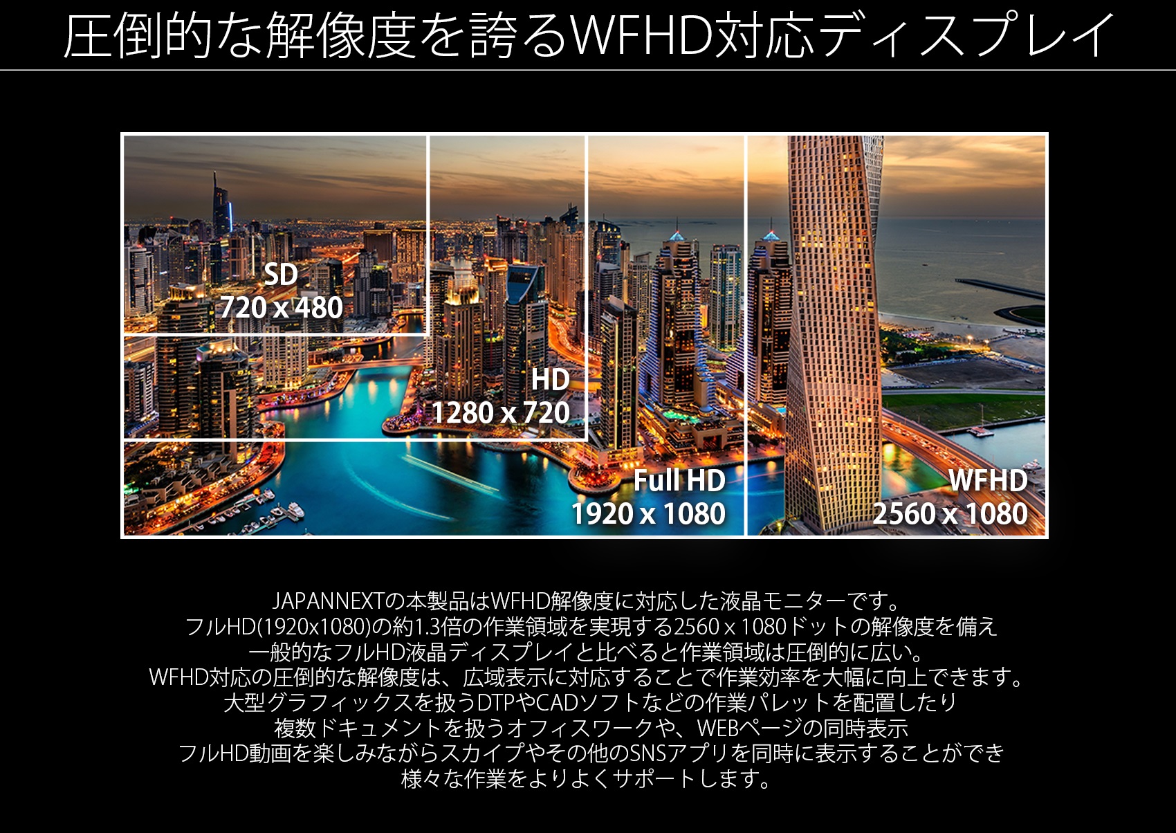 生産終了〉JAPANNEXT JN-IPS29WFHDR 29型ワイドFHD液晶モニター(IPSパネル,HDR,HDMI, DP,100Hz) –  JAPANNEXT 4K WQHDなど超解像度、ゲーミング、曲面など特殊液晶モニター