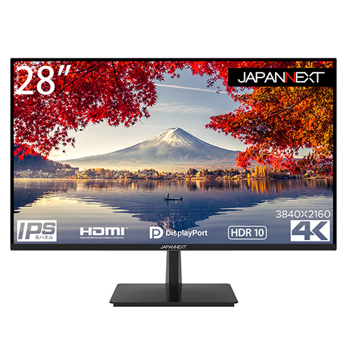 生産終了〉JAPANNEXT JN-IPS2801UHDR 28インチ 4Kデスクワーク液晶 