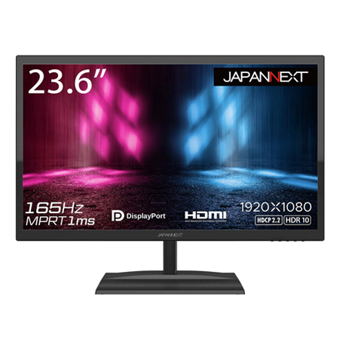 生産終了〉JAPANNEXT JN-GT236FHDR165 23.6型 フルHD(1920×1080) 液晶ゲーミングモニター HDMI DP  165Hz 144Hz – JAPANNEXT 4K WQHDなど超解像度、ゲーミング、曲面など特殊液晶モニター