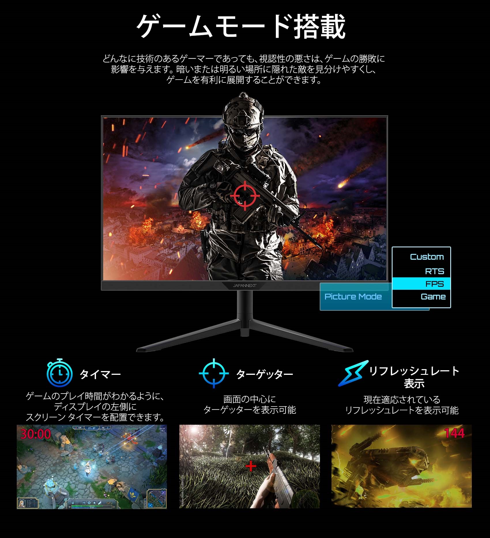 2021人気特価 JAPANNEXT GX28 28型HDMI2.1 4K 3840 x 2160 144Hz 液晶