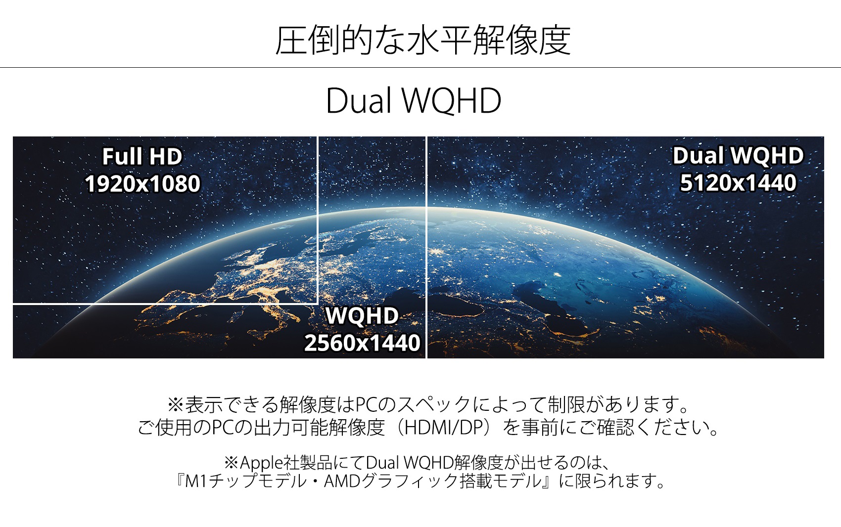 JAPANNEXT「UX49：JN-VC490DWQHDR」<br>49型Dual WQHD(5120x1440)曲面 