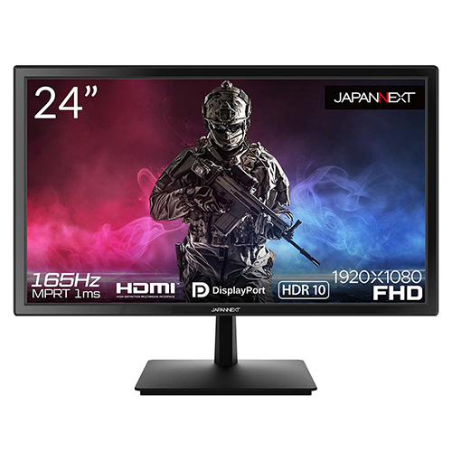 JAPANNEXT 「JN-T24165FHDR-D」 24インチゲーミングモニター 165Hz