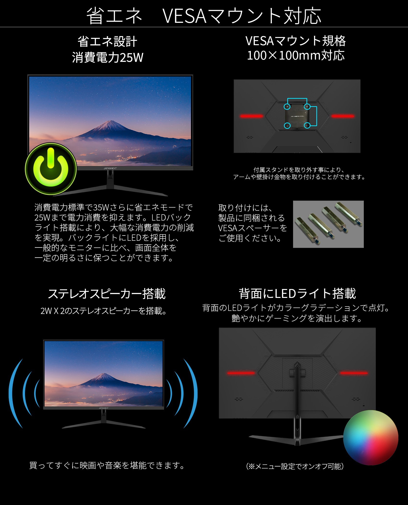 JAPANNEXT「JN-IPS315UHDR」31.5インチIPS系パネル搭載 4K解像度（3840×2160）液晶モニター HDMI DP  PIP/PBP – JAPANNEXT 4K WQHDなど超解像度、ゲーミング、曲面など特殊液晶モニター